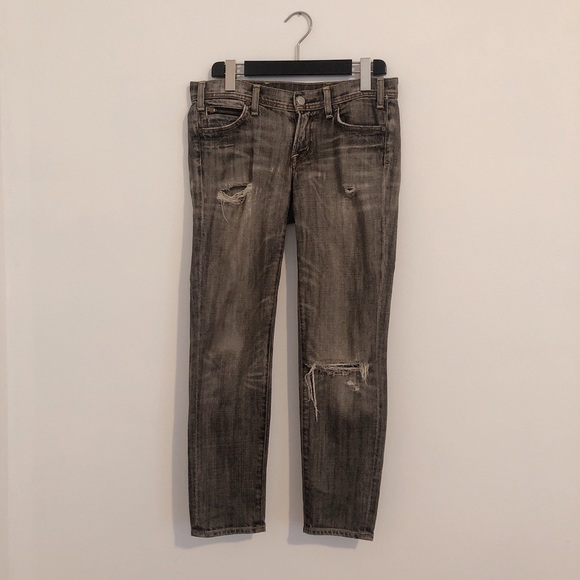 Citizens of Humanity cropped distressed jeans JN - Picture 3 of 7